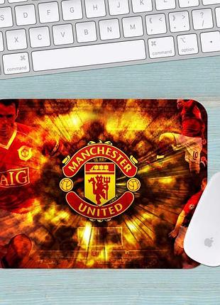 Коврик для мыши фк манчестер юнайтед fc manchester united средний 004 (290х250х3мм)