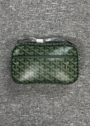 Сумка-бананка goyard monogram унісекс месенджер крос-боді гоярд зелений