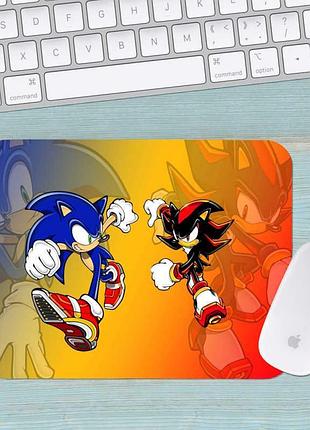 Коврик для мыши соник sonic средний 0016 (290х250х3мм)