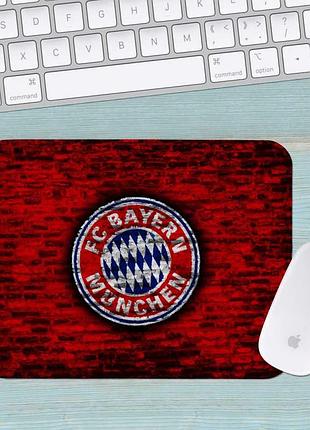 Килимок для миші фк баварія мюнхен fc bayern munich маленький 002 (180х220х3мм)