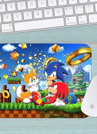 Килимок для миші сонік sonic великий 0018 (400х300х3мм)
