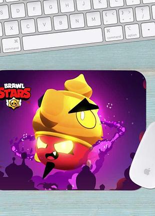 Коврик для мыши бравл старс brawl stars маленький 032 (180х220х3мм)