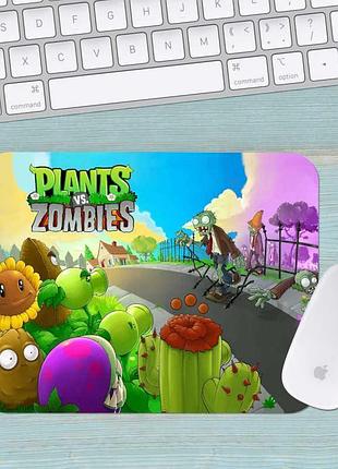 Коврик для мыши растения против зомби plants vs zombies маленький 002 (180х220х3мм)