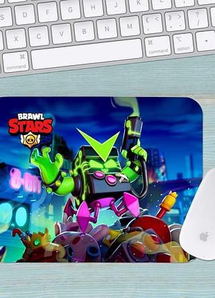 Коврик для мыши бравл старс brawl stars средний 001 (290х250х3мм)