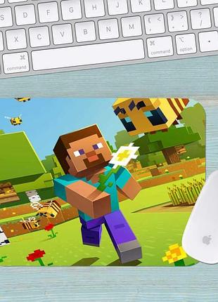 Коврик для мыши майнкрафт minecraft большой 0018 (400х300х3мм)