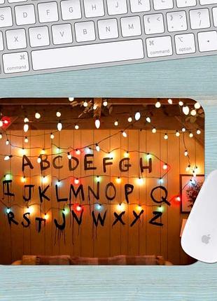Коврик для мыши очень странные дела stranger things маленький 003 (180х220х3мм)