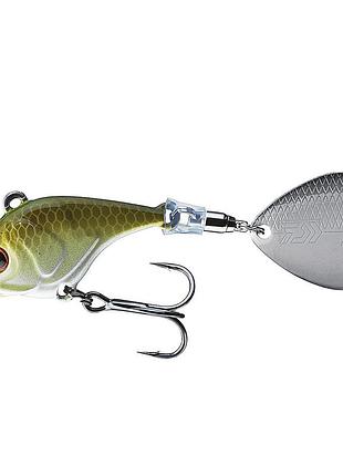 Тейл-спиннер daiwa prorex zn jig spinner 21g #rusty shad