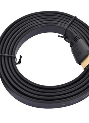 Кабель cablexprert cc-hdmi4l-1m (hdmi v1.4 папа/папа, позолочен.коннект., 1м, черный)