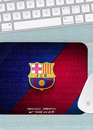 Коврик для мыши фк барселона fc barcelona средний 0012 (290х250х3мм)
