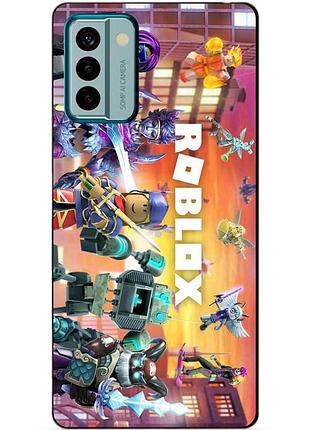 Силіконовий чохол бампер для nokia g22 з картинкою роблокс roblox