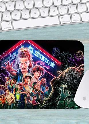 Коврик для мыши очень странные дела stranger things большой 0027 (400х300х3мм)