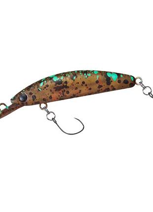 Воблер daiwa presso double clutch 48f 48mm 2.5g #yadoku brown