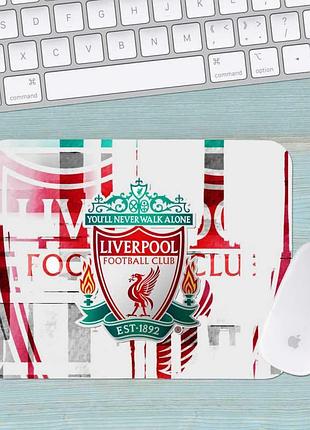 Коврик для мыши фк ливерпуль fc liverpool большой 0015 (400х300х3мм)