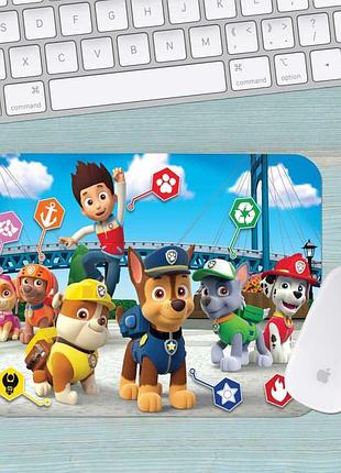 Коврик для мыши щенячий патруль paw patrol большой 0010 (400х300х3мм)