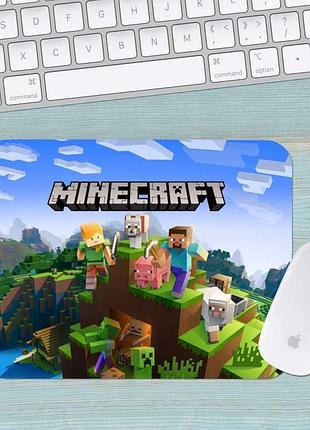 Коврик для мыши майнкрафт minecraft средний 0015 (290х250х3мм)
