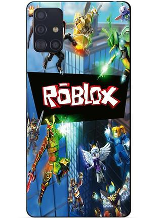 Силіконовий чохол бампер для samsung m31s з картинкою roblox роблокс