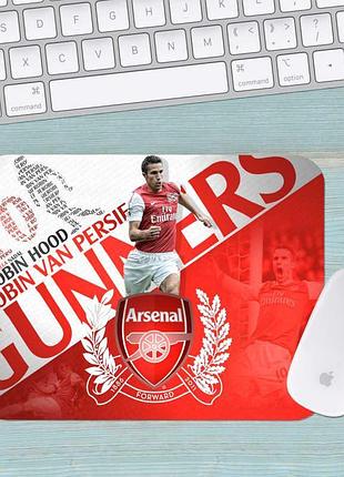 Коврик для мыши фк арсенал fc arsenal средний 001 (290х250х3мм)