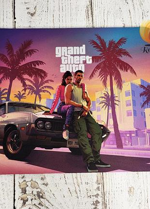 Килимок для миші “grand theft auto vi (gta vi)” — 24×20 см, ігровий принт