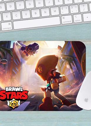 Коврик для мыши бравл старс brawl stars средний 020 (290х250х3мм)
