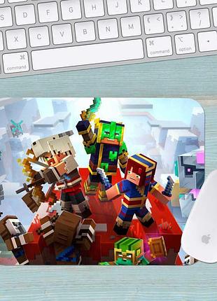 Коврик для мыши майнкрафт minecraft маленький 0016 (180х220х3мм)