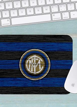 Коврик для мыши фк интер милан fc internazionale milano маленький 003 (180х220х3мм)