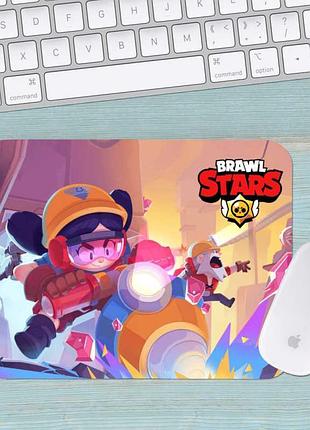 Коврик для мыши бравл старс brawl stars средний 002 (290х250х3мм)