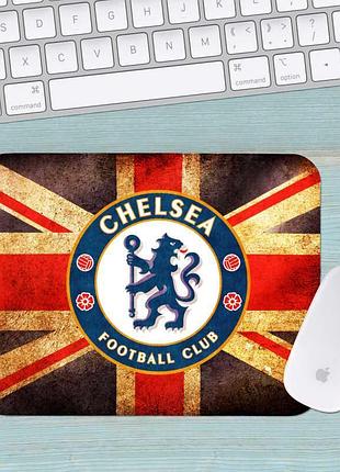 Килимок для миші фк челсі fc chelsea маленький 001 (180х220х3мм)