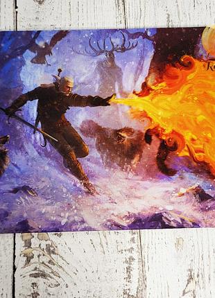 Килимок для миші “the witcher” — 24×20 см, ігровий принт за мотивами відьмака