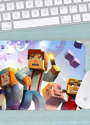 Коврик для мыши майнкрафт minecraft маленький 0017 (180х220х3мм)