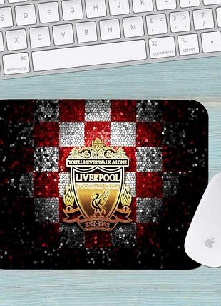 Коврик для мыши фк ливерпуль fc liverpool средний 0013 (290х250х3мм)