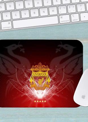Коврик для мыши фк ливерпуль fc liverpool средний 0016 (290х250х3мм)
