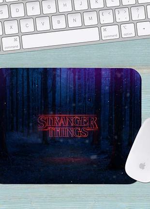 Коврик для мыши очень странные дела stranger things маленький 001 (180х220х3мм)