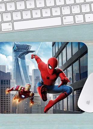 Коврик для мыши человек паук spiderman маленький 001 (180х220х3мм)