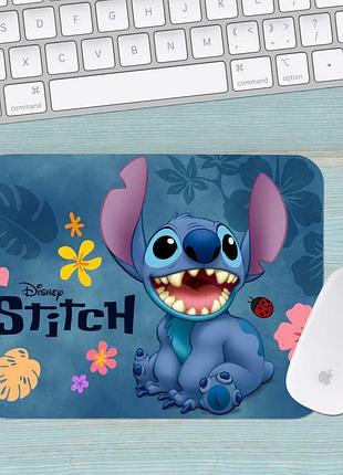 Килимок для миші ліло та стіч lilo & stitch великий 003 (400х300х3мм)