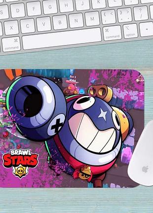 Коврик для мыши бравл старс brawl stars маленький 003 (180х220х3мм)