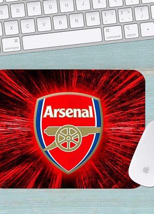 Килимок для миші фк арсенал fc arsenal маленький 003 (180х220х3мм)