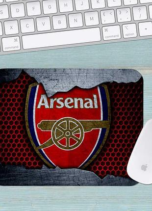 Килимок для миші фк арсенал fc arsenal маленький 007 (180х220х3мм)