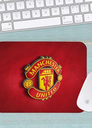 Килимок для миші фк манчестер юнайтед fc manchester united великий 005 (400х300х3мм)