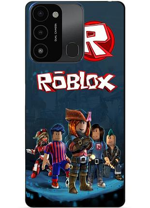 Силіконовий бампер чохол для tecno spark go 2022/spark 8c з малюнком roblox