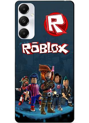 Силиконовый чехол бампер для samsung a05s с рисунком roblox роблокс
