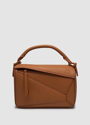 💎 loewe paula's ibiza puzzle bag in classic calfskin ginger 23.5 x 16 x 10 см