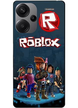 Чехол силиконовый бампер для xiaomi redmi note 13 pro plus 5g с рисунком roblox роблокс