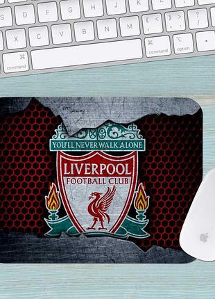 Коврик для мыши фк ливерпуль fc liverpool большой 007 (400х300х3мм)