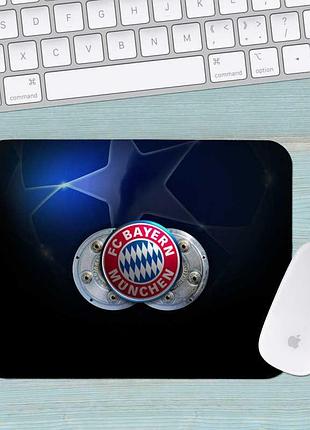 Килимок для миші фк баварія мюнхен fc bayern munich маленький 0011 (180х220х3мм)