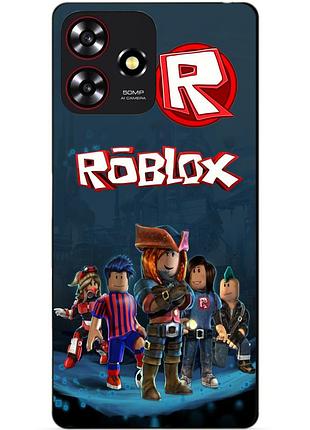 Силіконовий чохол бампер для zte blade a73 з малюнком roblox роблокс