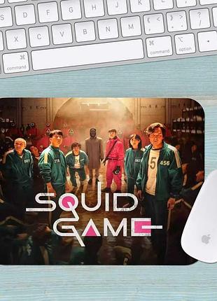Килимок для миші гра в кальмара squid game маленький 001 (180х220х3мм)