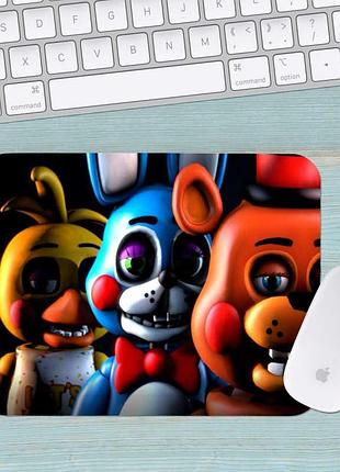 Коврик для мыши пять ночей с фредди five nights at freddy's fnaf маленький 001 (180х220х3мм)