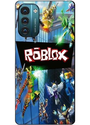 Силіконовий чохол бампер для nokia g11 з картинкою roblox роблокс