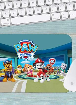 Коврик для мыши щенячий патруль paw patrol маленький 006 (180х220х3мм)