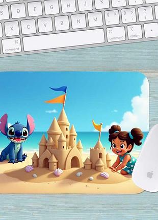 Коврик для мыши лило и стич lilo & stitch средний 005 (290х250х3мм)